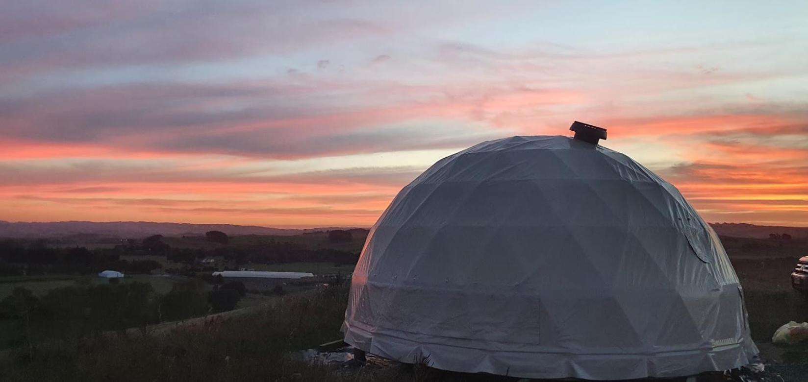 1 Waipu Off-Grid Eco Seaview Geodesic Glamping Dome Hotell Eksteriør bilde