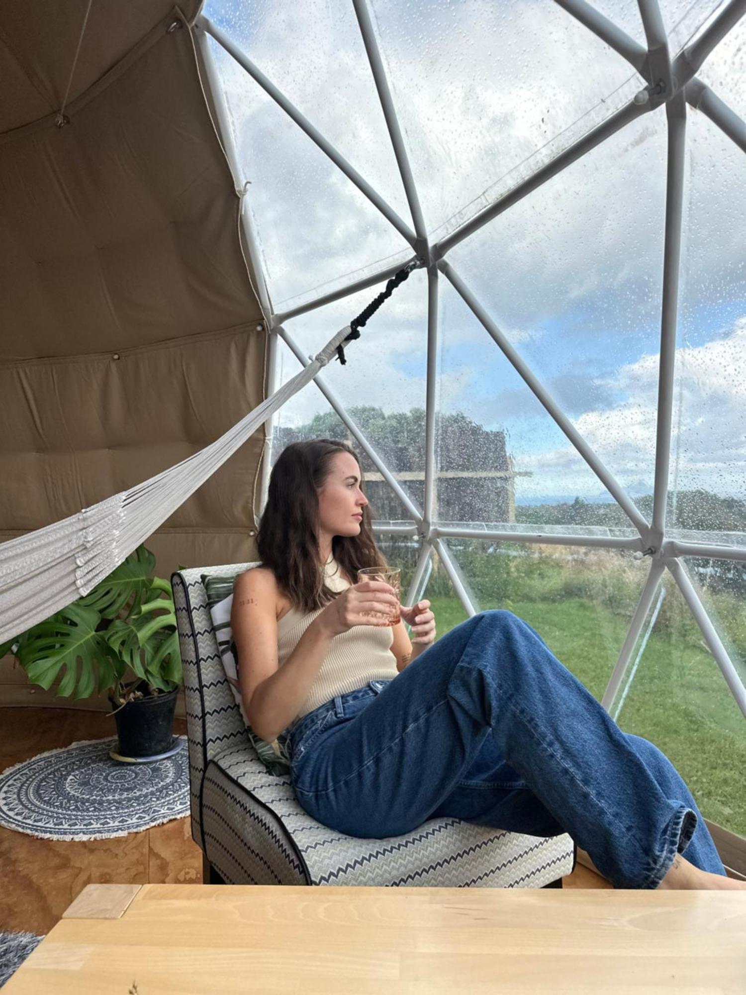 1 Waipu Off-Grid Eco Seaview Geodesic Glamping Dome Hotell Eksteriør bilde