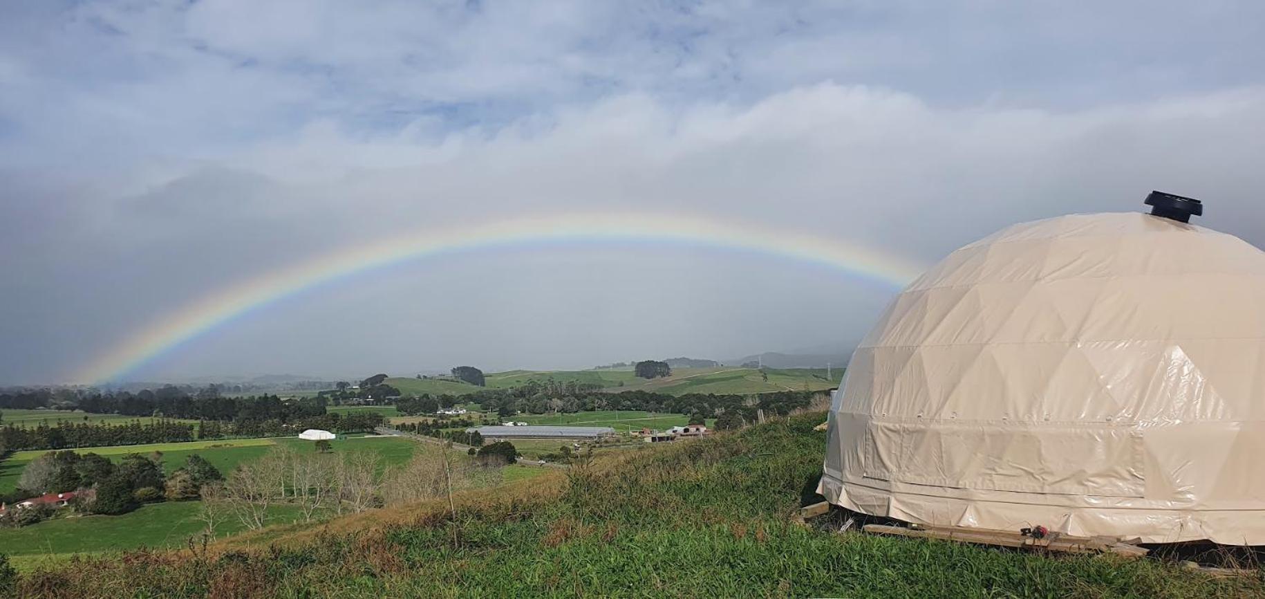 1 Waipu Off-Grid Eco Seaview Geodesic Glamping Dome Hotell Eksteriør bilde