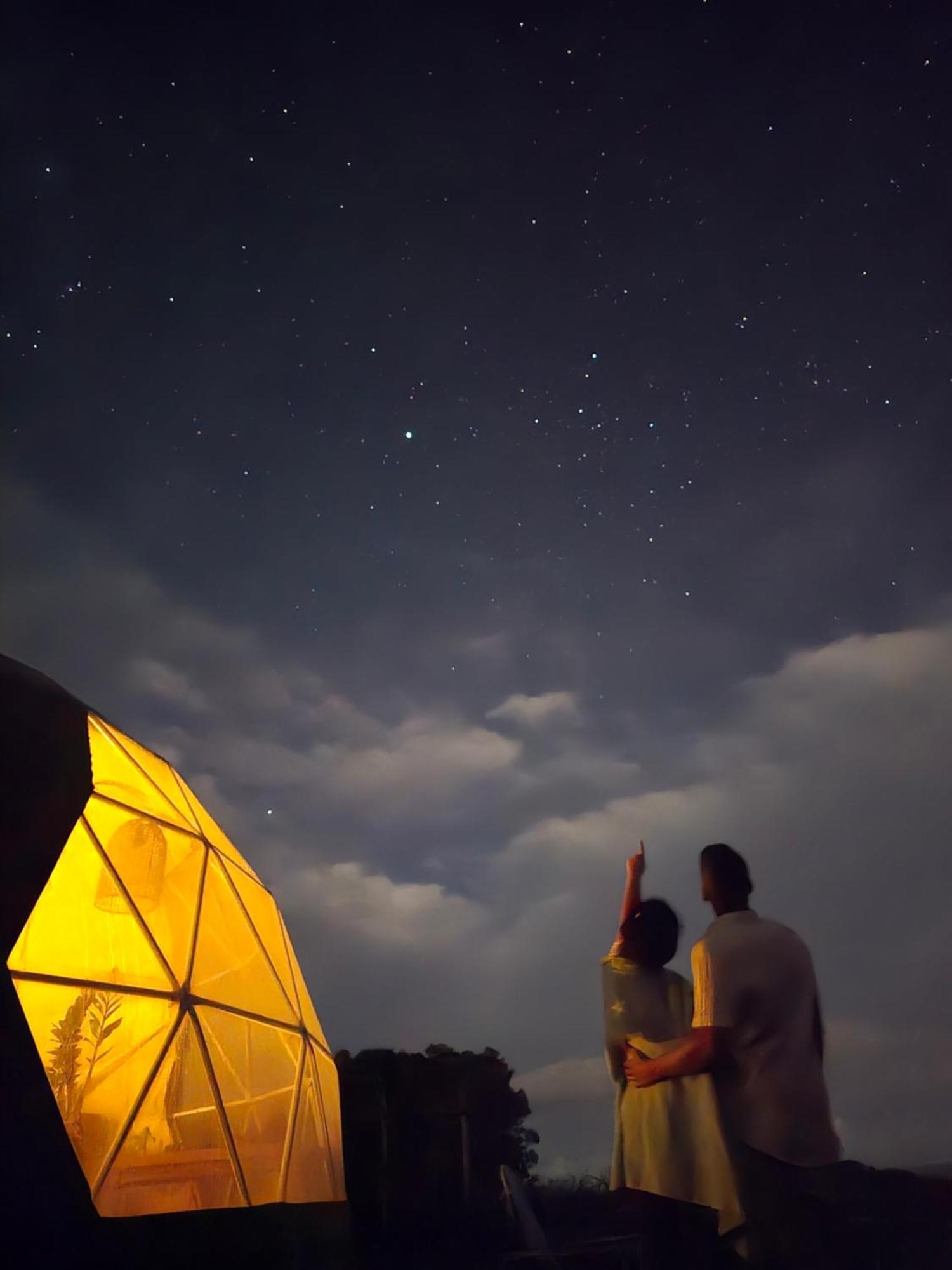 1 Waipu Off-Grid Eco Seaview Geodesic Glamping Dome Hotell Eksteriør bilde
